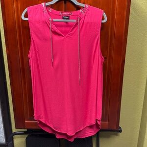 Sleeveless Pink Shirt